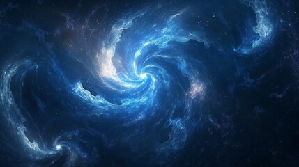 Wall Mural - swirling lights and ethereal shapes, embodying the celestial beauty of a starry night