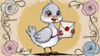 © Hellopictures - bird with love letter