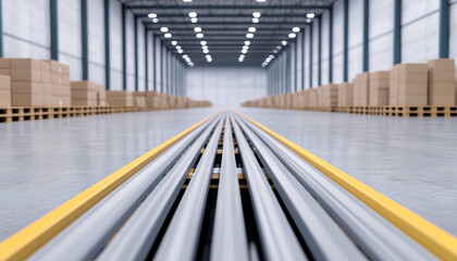 Poster - Efficient logistics in modern warehousing a perspective on streamlined operations and inventory management