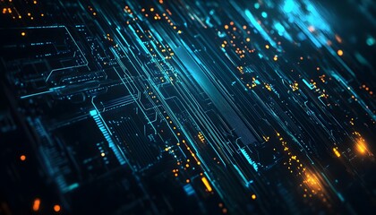 Digital background for tech, AI, data, audio, graphics, and more 