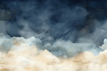 Wall Mural - Cloud watercolor backgrounds outdoors nature.