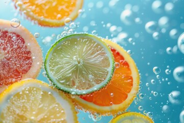 Sticker - Citrus fruits oil bubble grapefruit produce ketchup.