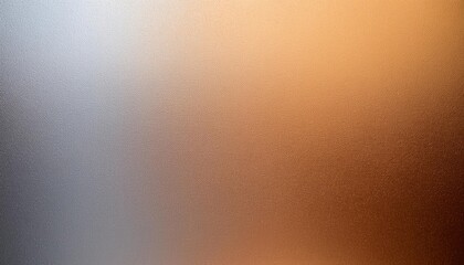 Poster - Soft Metallic Gradient Texture Background with Warm Orange to Silver Transition. Ideal for Elegant Banner Design, Product Display, Minimalist Branding, or Digital Art Projects with Copy Space