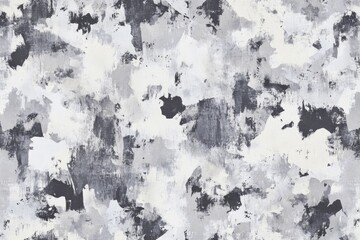 Poster - A unique black and white wallpaper with vibrant paint splatters, great for decorating offices or homes