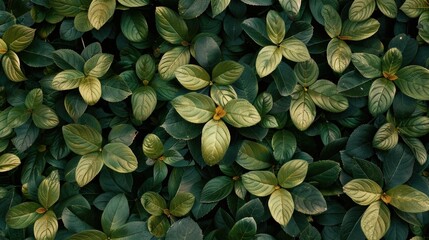 Sticker - A close-up shot of a bunch of green leaves, perfect for using as a background or texture