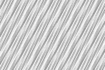 Fototapete - Stripes diagonal dots pattern. Diagonal, oblique, slanting dots lines, stripes geometric vector pattern. Abstract halftone texture and background.
