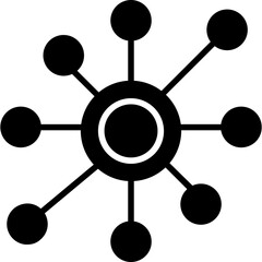 Wall Mural - Networks Icon