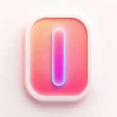 A modern, vibrant logo design with a rounded shape and colorful gradients, ideal for digital branding and creative projects. 3d model mobile application icons