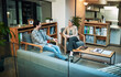 © Frank Coop/peopleimages.com - Psychologist, man and patient on couch for consultation with mental health support, guidance and trauma treatment. Doctor, person and discussion on sofa for counseling, depression or advice in office