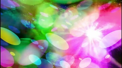 Wall Mural - Abstract colorful background with glowing lights and bright colors.