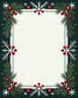 © mgstock - christmas frame for image or text