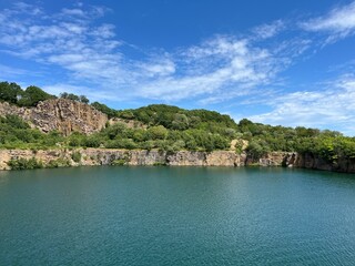 Wall Mural - lake and mountains