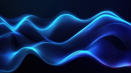 Canvas Print - Dynamic waves