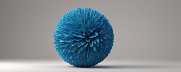 Canvas Print - abstract blue 3d sphere futuristic tech design background