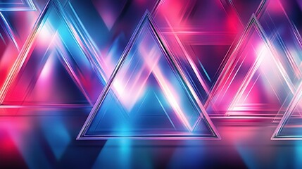 Wall Mural - Vibrant triangles