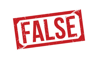 false rubber stamp on white background. false stamp.
