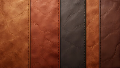 Wall Mural - seamless leather and suede texture, realistic patterns, natural colors, soft lighting, high resoluti