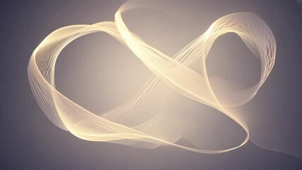 Golden waves of energy flowing elegantly against a dark backdrop create a captivating and dynamic visual spectacle