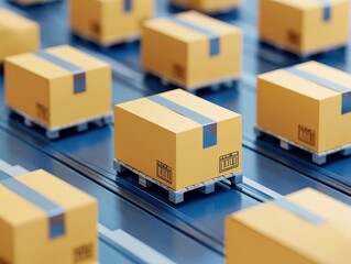 detailed blueprint of ecommerce fulfillment warehouse with optimized workflow
