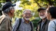 © Marta  Maksymiv - Laughing senior people spending time outdoors stock photo