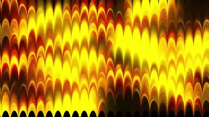 Wall Mural - Abstract digital background with a wavy pattern in yellow and orange hues.