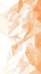 A background of light orange and white low-poly shapes