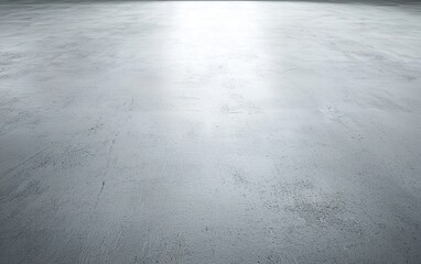 a smooth, pristine concrete surface reflecting soft light in an empty industrial space during the da
