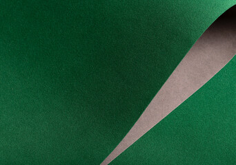 Aufkleber - Paper texture background. Premium designer sheet with deep emerald and beige shades. Elegant, clean layers of felt textile and flocked material. Stylish, minimalist monochrome