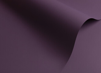 Aufkleber - Paper texture background. Premium, abstract surface with rich, deep purple and eggplant shades. Luxury matte sheet with elegant, curved, and twisted structure. Stylish, chic design