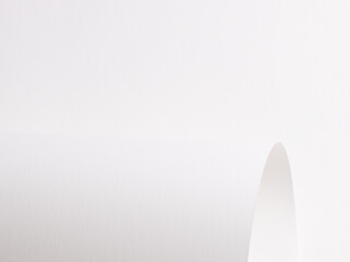 Aufkleber - Paper texture background. Premium, clean surface with elegant white sheet and abstract structure. Luxury material, minimalist design with light shadows. Stylish, chic, monochrome