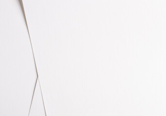 Aufkleber - Paper texture background. White premium designer sheet with clean, elegant layers and white surface. Modern, minimalist structure with fine lines and subtle shadows. Chic,