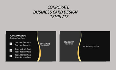 Wall Mural - modern and creative business card template.