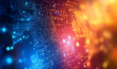 Digital background for tech, AI, data, audio, graphics, and more
