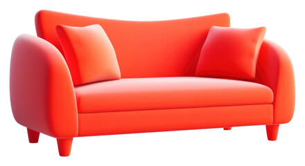 Sticker - PNG Furniture armchair cushion couch.