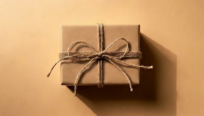 Wall Mural - gift box with ribbon