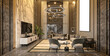 © murattellioglu - 3d render luxury home living room