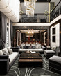© murattellioglu - 3d render luxury home living room