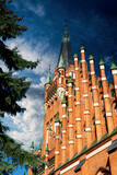 Fototapeta Koty - Roman Catholic Church of the Sacred Heart of Jesus Christ, Olsztyn, Poland	
