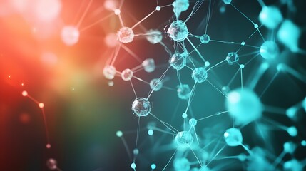 Wall Mural - Abstract science background. 