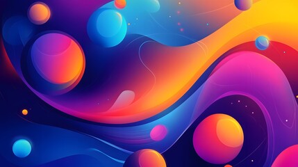 Wall Mural - Abstract science background. 