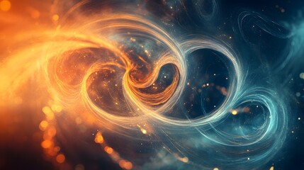 Wall Mural - Abstract science background. 