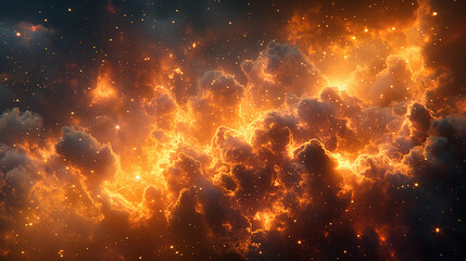 Wall Mural - space, nebula