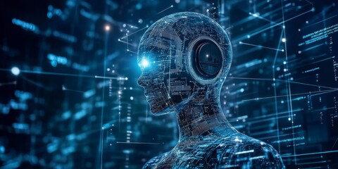 Leinwandbilder - Advanced information retrieval interface with AI search tools, providing precise access