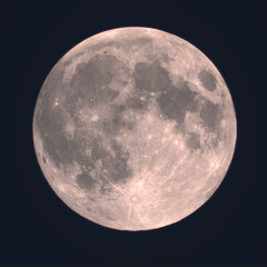 Wall Mural - waxing gibbous moon at 99% illumination