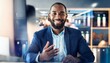 © l1gend - African American Man In Video Conference Meeting