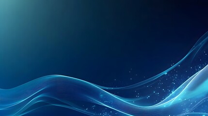 Abstract blue technology, business or science background. 