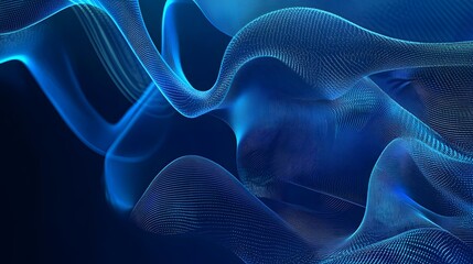Abstract blue technology, business or science background. 