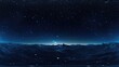 © VRVisionary - 360 degree space background with stars panorama in 3D cartoon rendering featuring equirectangular projection and HDRI environment map Night starry sky illustration