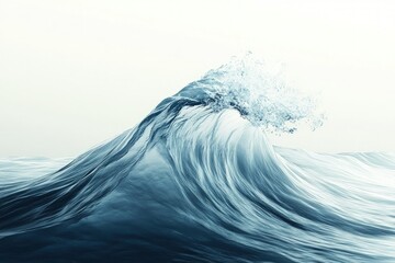 Wall Mural - a large wave in the middle of the ocean