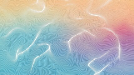 Abstract wave background in line art style featuring a contemporary pattern